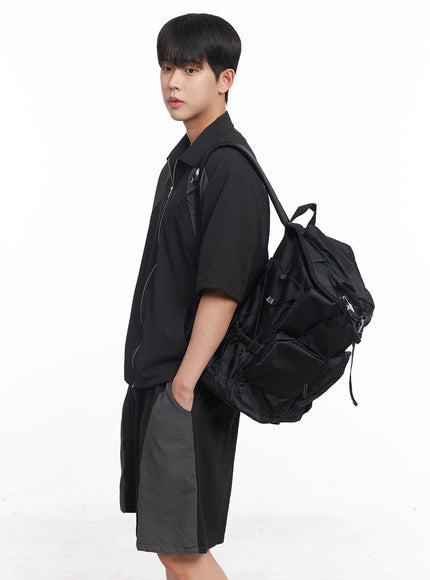 mens-zip-up-collared-half-sleeve-shirt-iy520