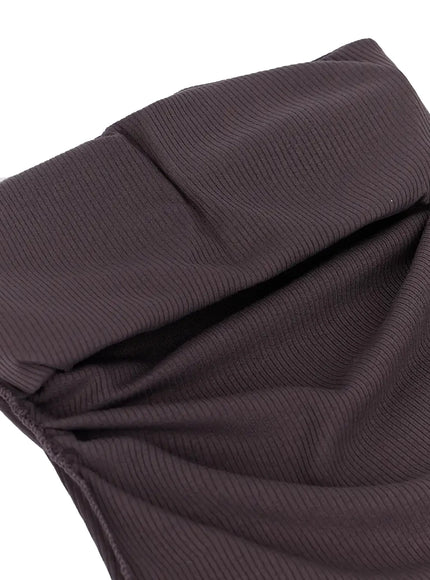 Ribbed Padded Tube Top IY504