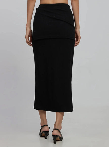 Wrap Maxi Skirt ID516