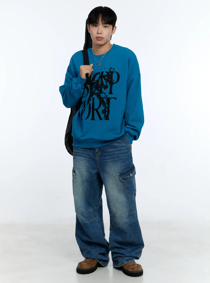 Men's Baggy Cargo Jeans IG515