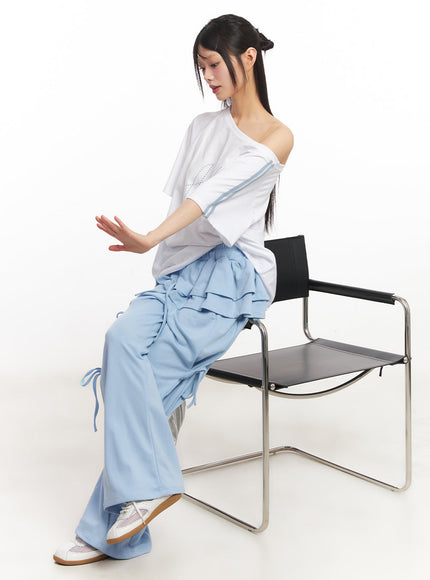 angel-stud-one-shoulder-stripe-t-shirt-iy502