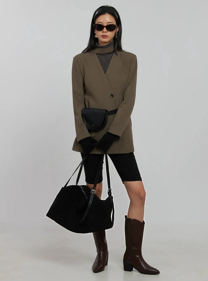 High-Waist Fleece Leggings IJ509