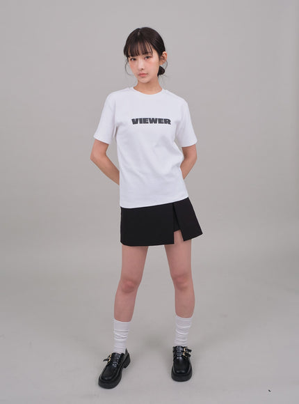 Skirt with Front Slit C2701