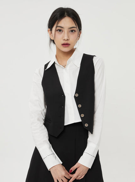 Button Vest BF315