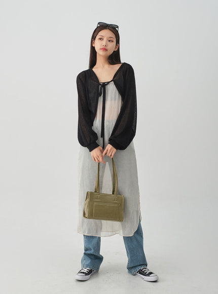 Sheer Loose Fit Bolero CJ08