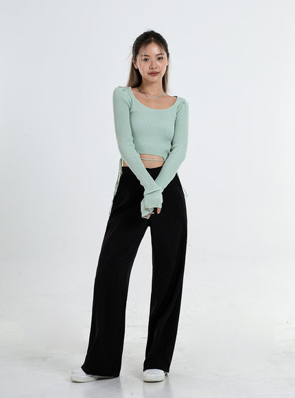 Basic Wide Tailored Pants CO06