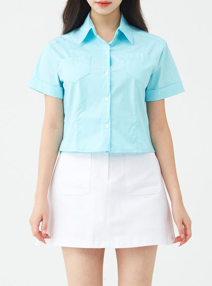Span Line Short Sleeve Shirt BG08