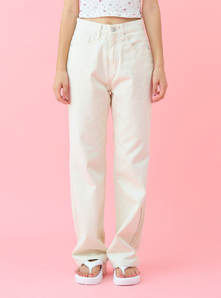 Basic Semi Wide Cotten Pants BG04