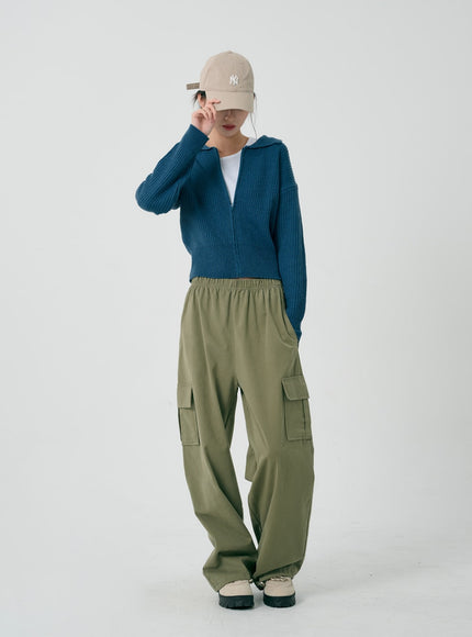 Cargo Wide Pants ID08
