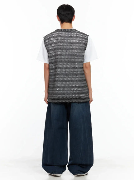 mens-striped-knit-v-neck-vest-il516