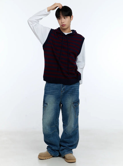 Men's Baggy Cargo Jeans IG515