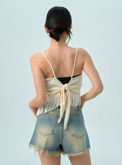 back-tie-fringe-top-bu308