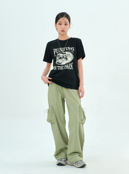 Nylon Pocket Pants BY304
