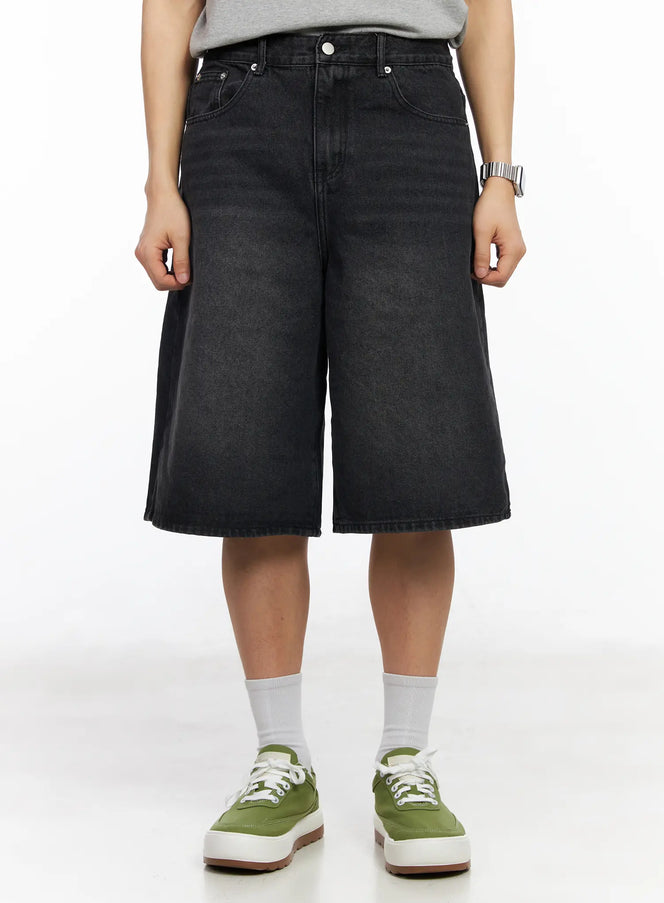 mens-classic-bermuda-jorts-ia501 / Black