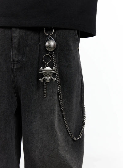 edgy-charm-chain-io502 / Black