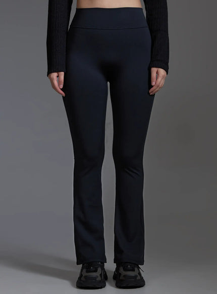 high-waist-flared-leggings-black-io517 / Black