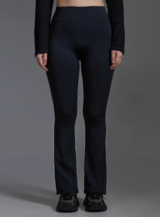 high-waist-flared-leggings-black-io517 / Black