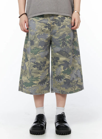 mens-vintage-floral-jorts-iy525 / Flower