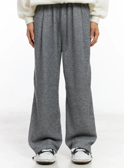 mens-ribbed-lounge-pants-id511 / Gray