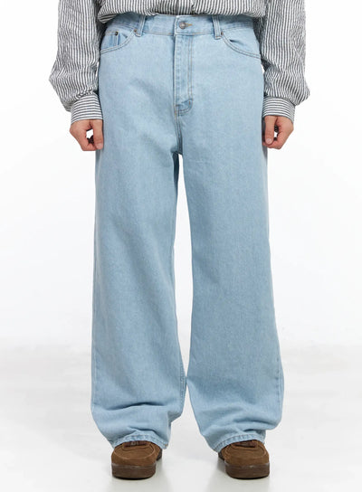 mens-light-washed-wide-leg-jeans-im511 / Light blue