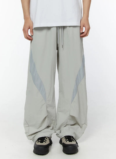 mens-breathable-track-pants-light-gray-iu504 / Light gray
