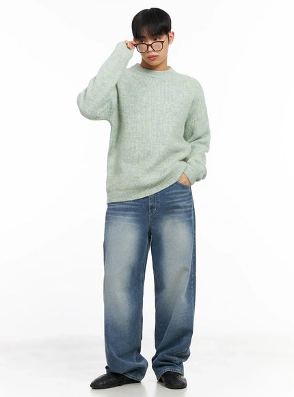 mens-pullover-sweater-im516 / Mint