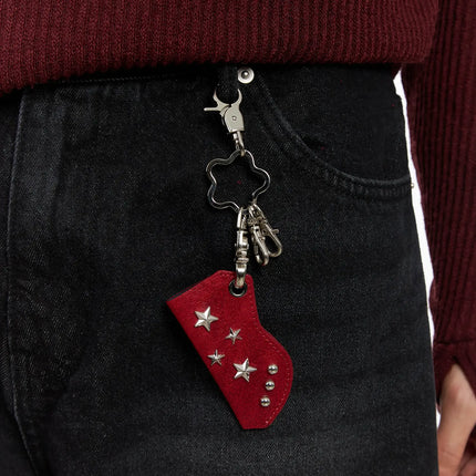 star-studded-keychain-id515 / Red
