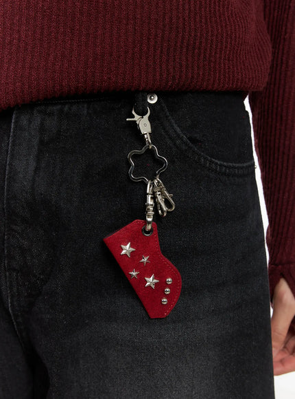 star-studded-keychain-id515 / Red