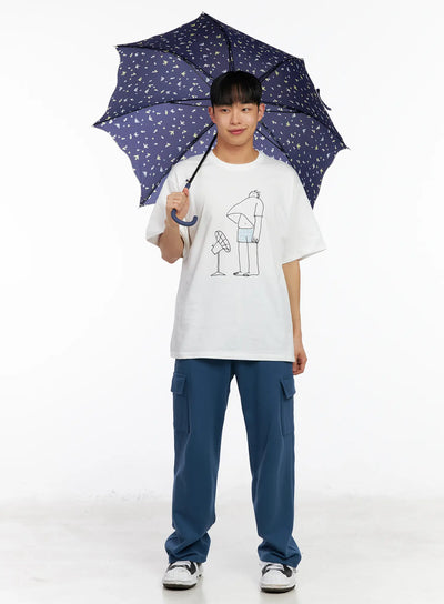 mens-summer-escape-graphic-tee-ia501 / White