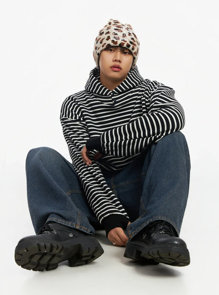 mens-striped-button-neck-hoodie-if503