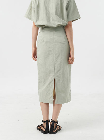 nylon-midi-skirt-ou309