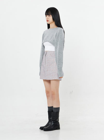 Bolero Knit Crop Top BS26