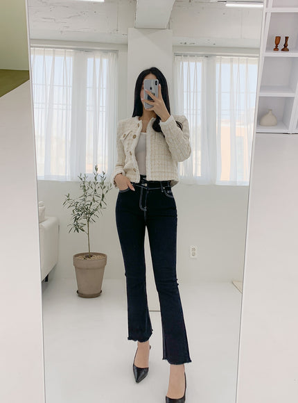 High Waist Bootcut Jeans IM12