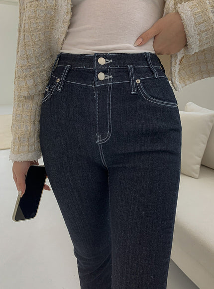 High Waist Bootcut Jeans IM12