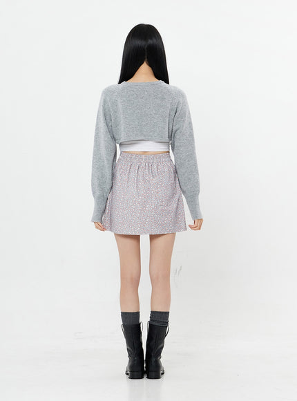 Bolero Knit Crop Top BS26