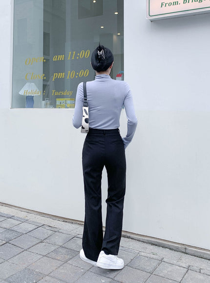 Rollkragenwärmer Crop Top CN08