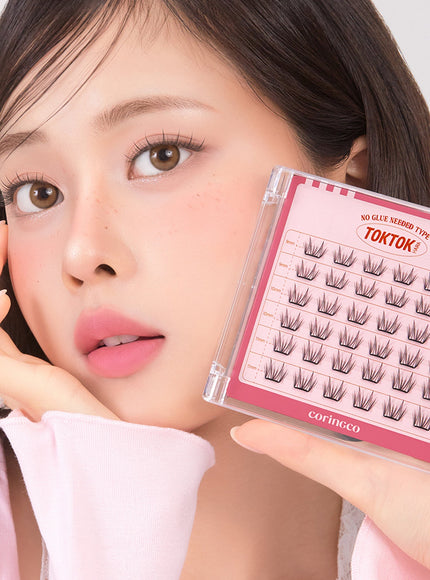TOKTOKHARA No Glue Eyelash - Light (36pcs-90pcs)