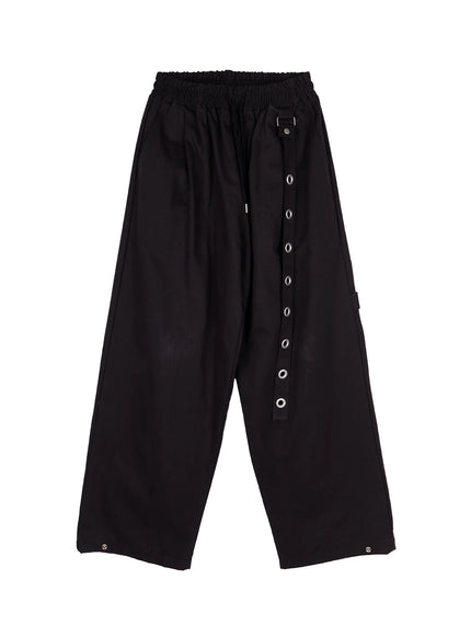 mens-eyelet-detail-wide-leg-pants-iy508-black