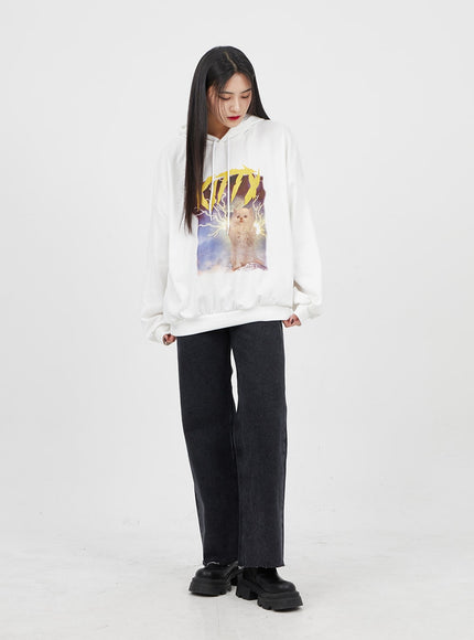 Straight Leg Black Jeans BM316