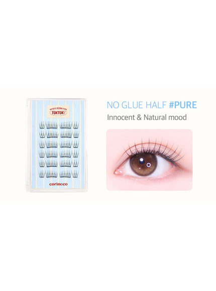 TOKTOKHARA No Glue Half Eyelash (24pcs)