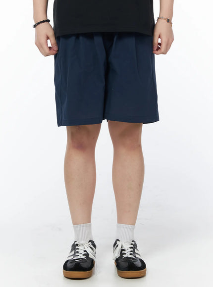 mens-casual-pintuck-shorts-dark-blue-iy522