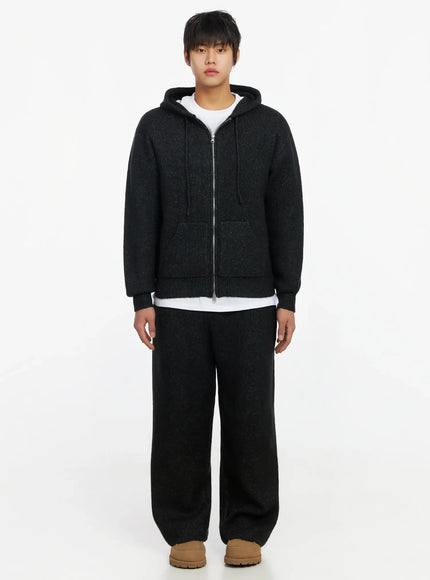 mens-double-zip-knit-hooded-jacket-ij527