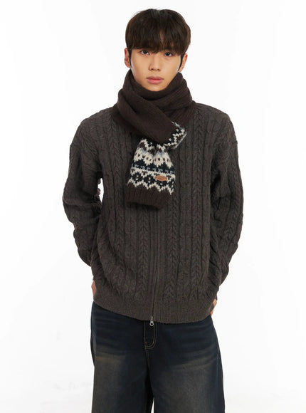 nordic-pattern-knit-scarf-id511