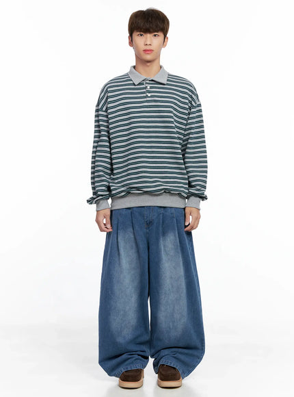 mens-striped-collared-sweatshirt-io502