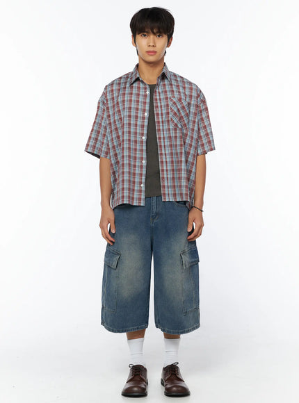 mens-checkered-plaid-shirt-iu503