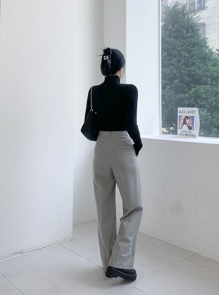 Rollkragenwärmer Crop Top CN08