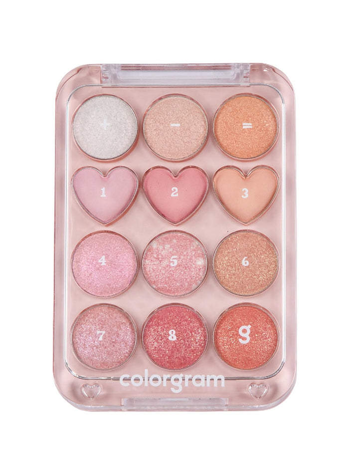 Pin Point Eyeshadow Palette (9.9g) - 04 Bright+Cool=♥