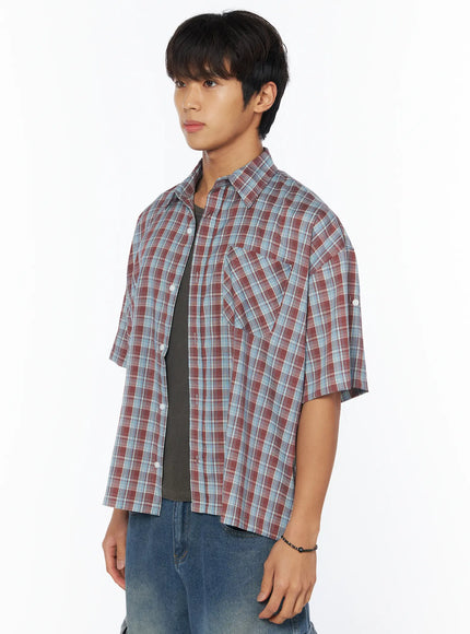 mens-checkered-plaid-shirt-iu503