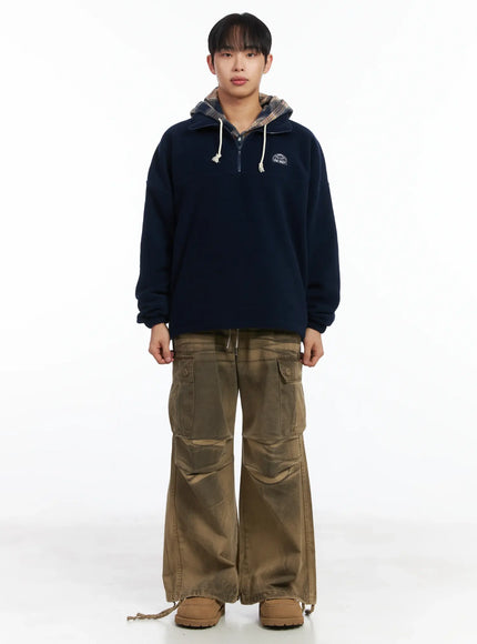 Spray Washed String Cargo Pants ID515