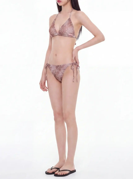 Mellow Dotted Print Bikini Set IY514